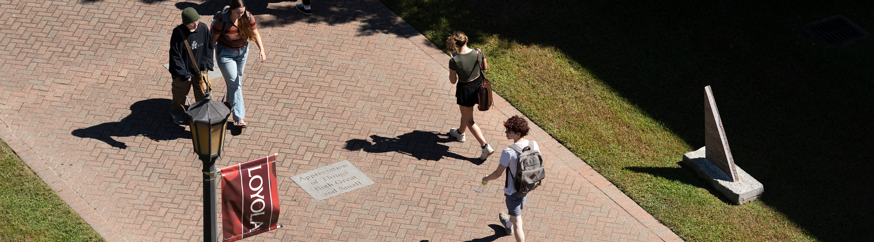Loyola Students on Campus