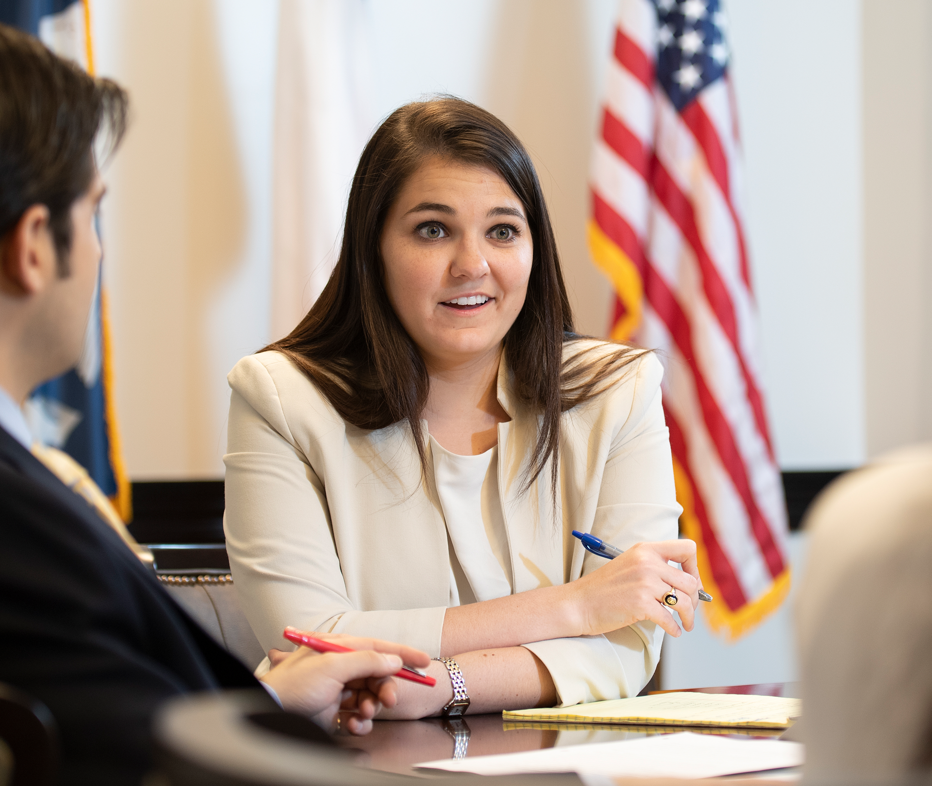 Pre-Law Student Talking