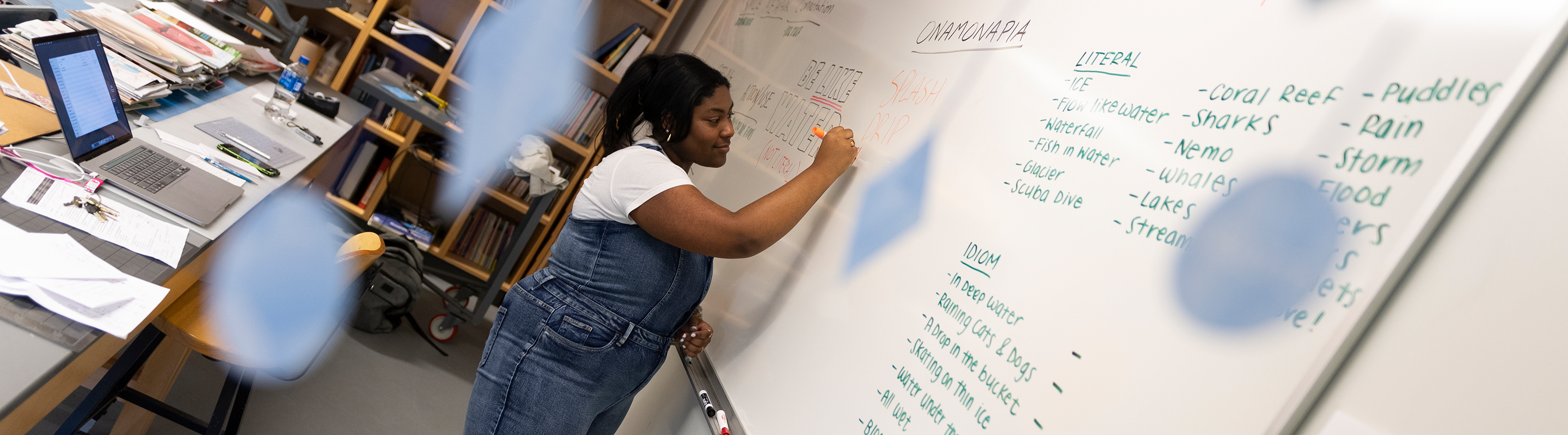 Student at White Board