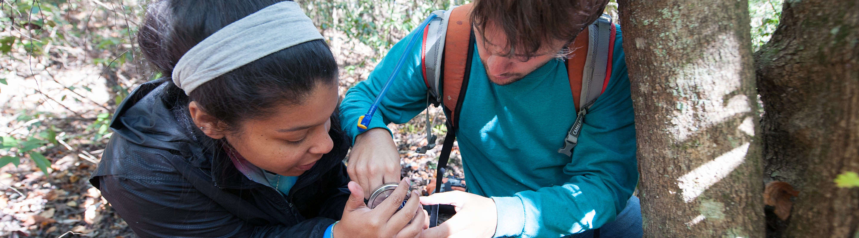 Two Students in the Field