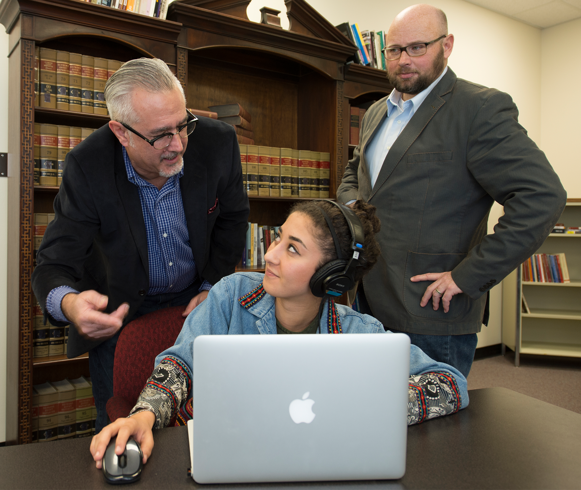 Two Faculty and Student