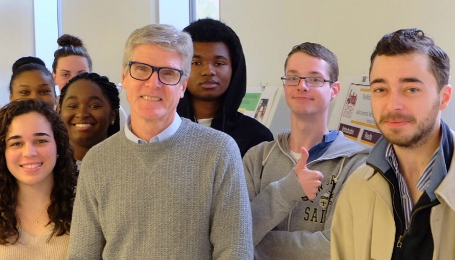 Dr. Hauber and students