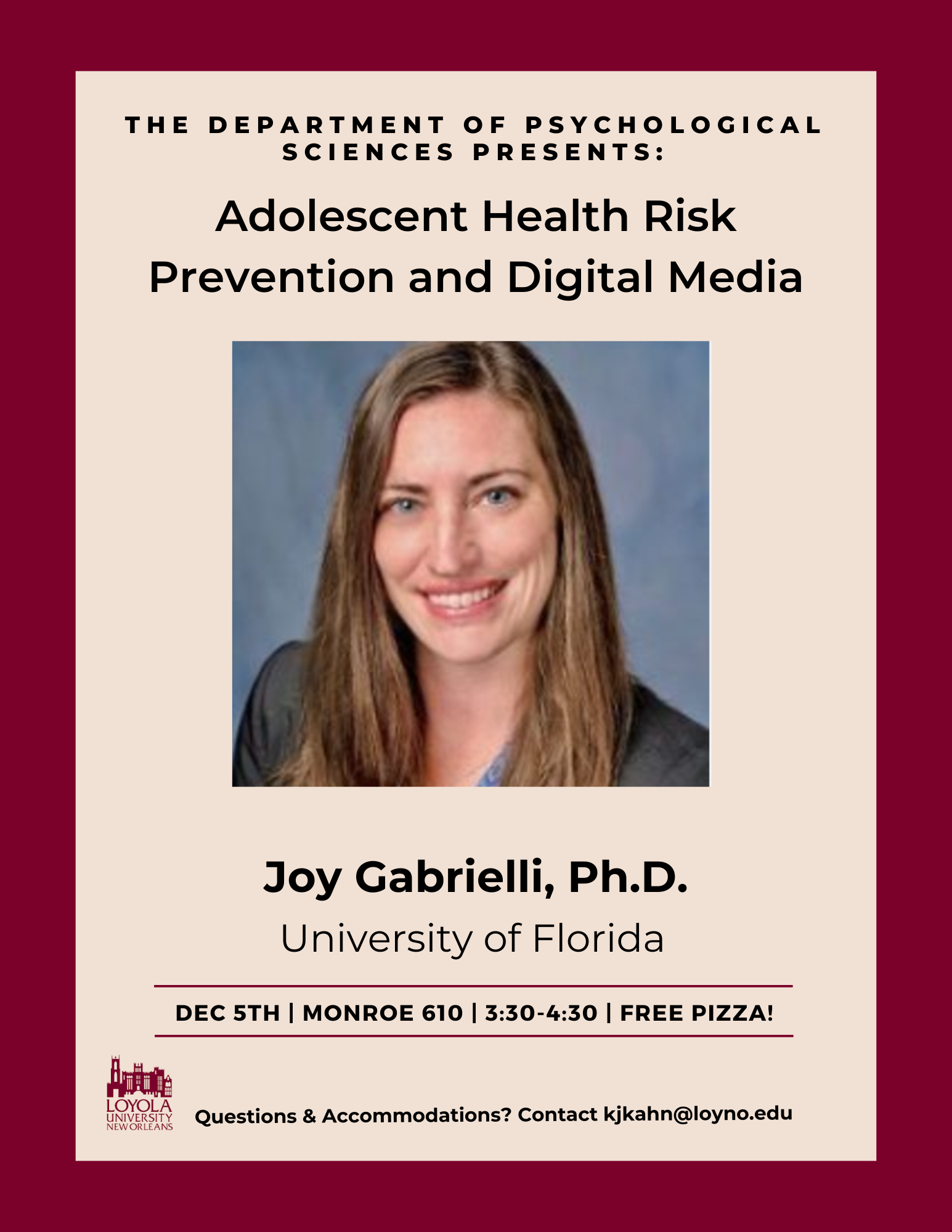 Dr. Joy Gabrielli