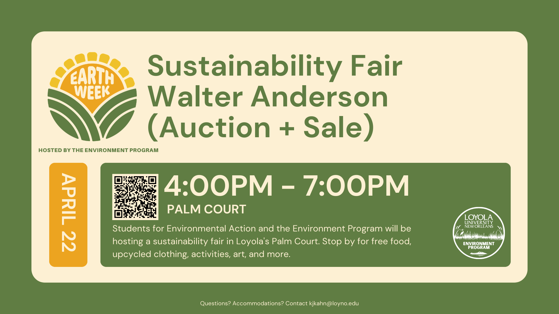 Sustainability Fair Poster